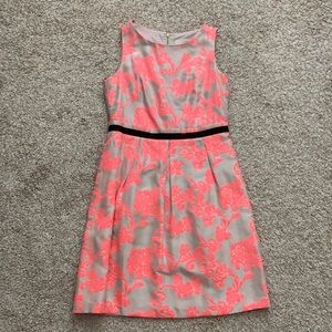 Loft pink floral dress